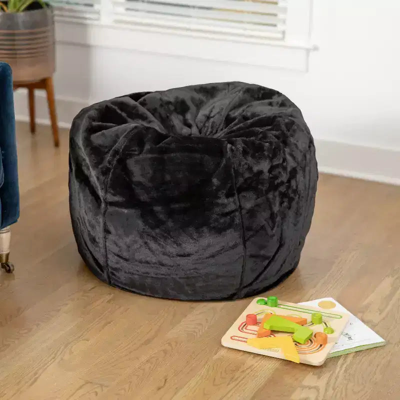 Flash Furniture Poltrona sacco piccola per bambini e ragazzi
