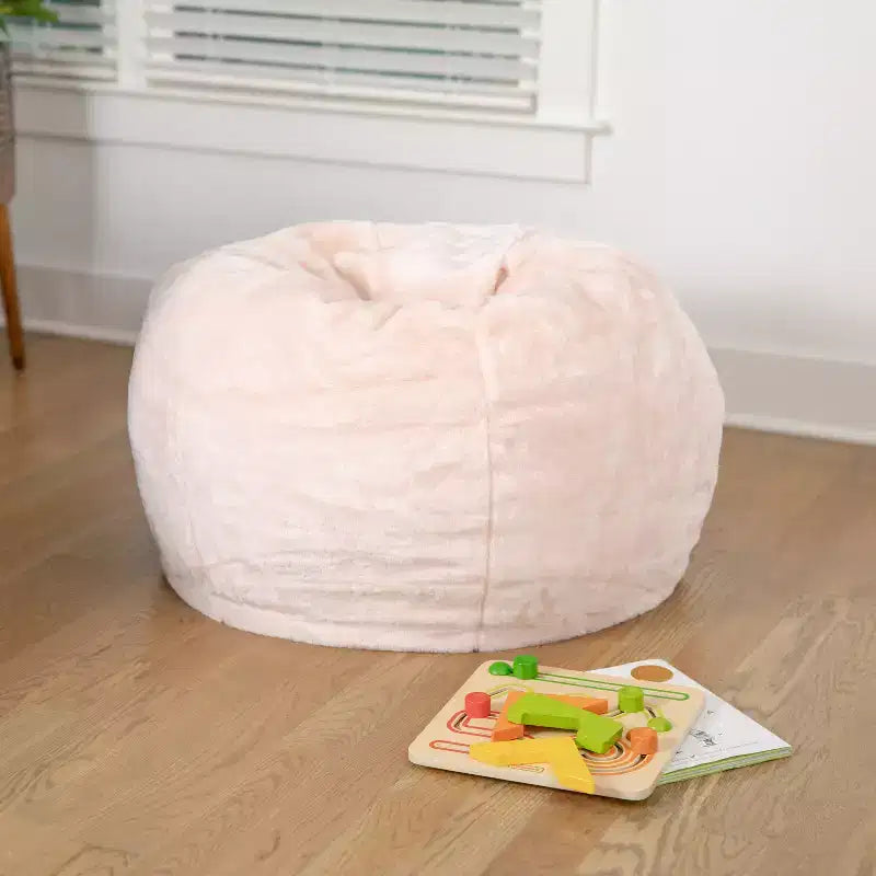 Flash Furniture Poltrona sacco piccola per bambini e ragazzi