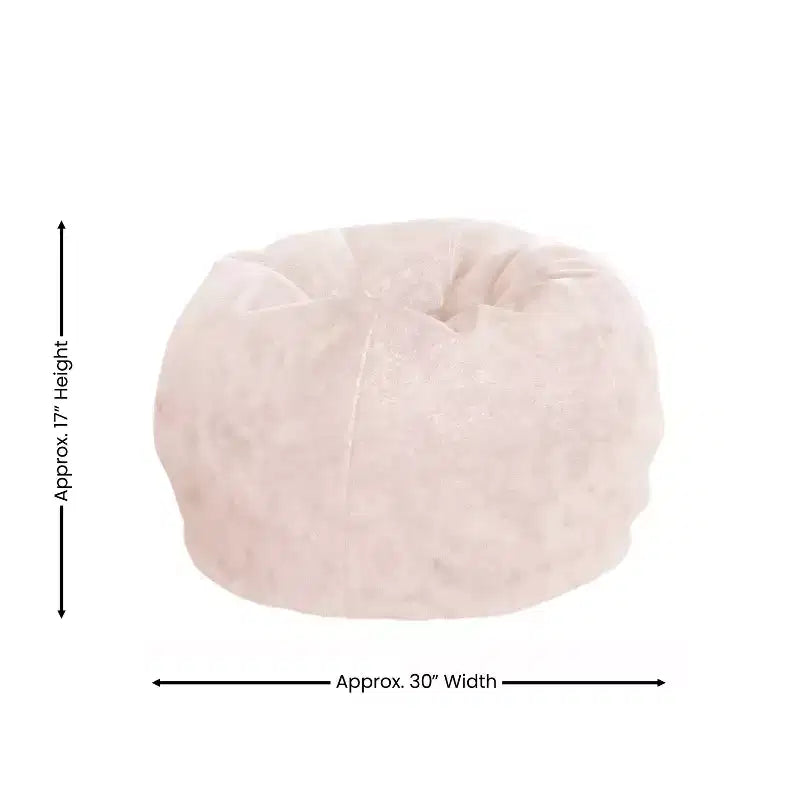 Flash Furniture Poltrona sacco piccola per bambini e ragazzi