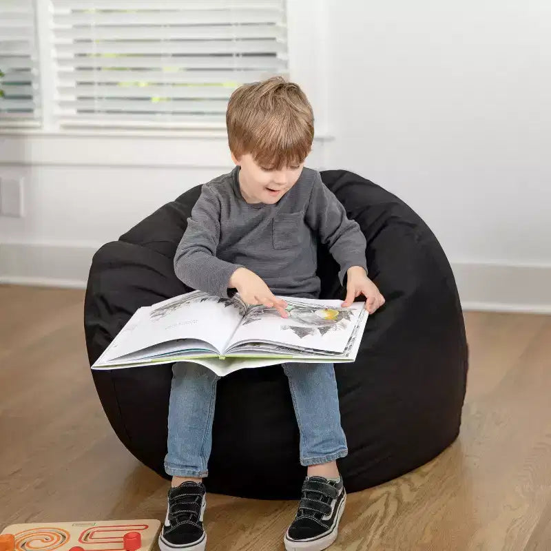 Flash Furniture Poltrona sacco piccola per bambini e ragazzi
