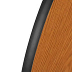 Flash Furniture 47,5 Tavolo Attività a Mezzo Cerchio, Ondulato, Flessibile, Collaborativo, Laminato Termico - Gambe Corte Regolabili in Altezza
