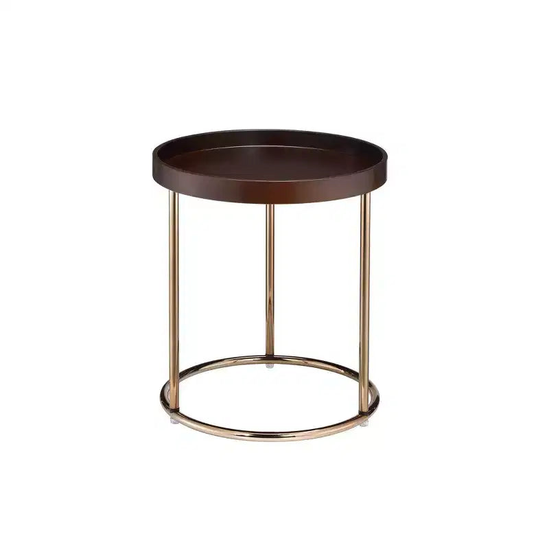 21.75 Edie Mid-Century Lipped Edge Accent Table - Ore International
