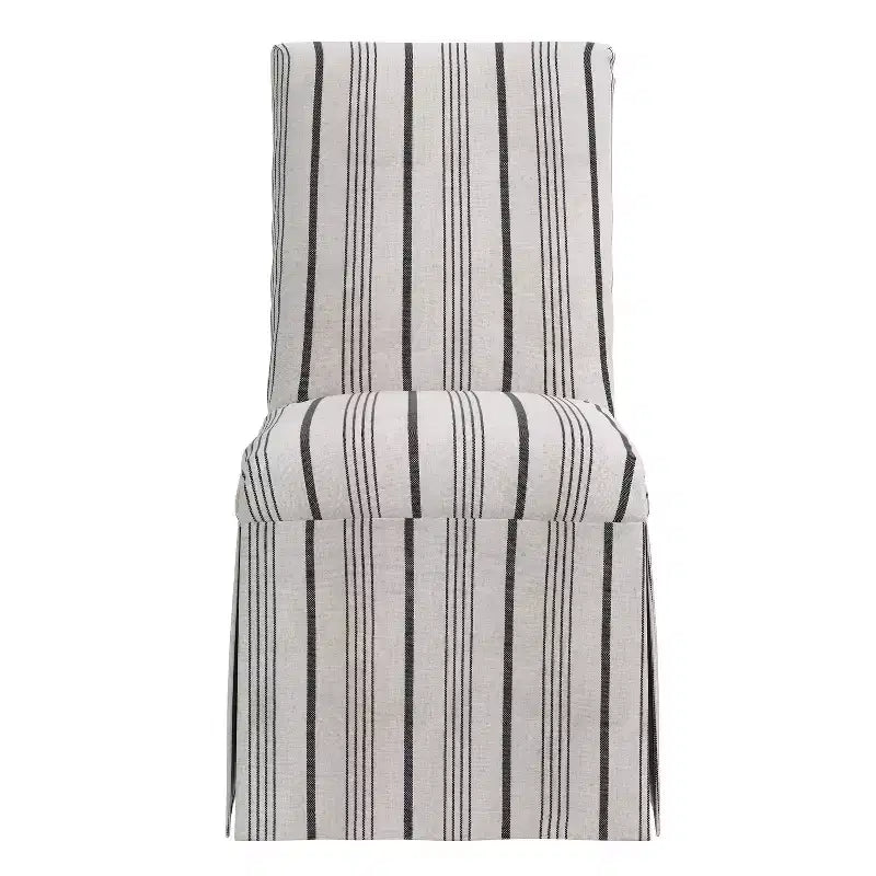Skyline Furniture James Sedia da pranzo senza braccioli con fodera rimovibile