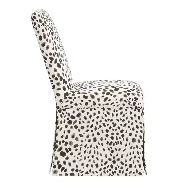 Skyline Furniture James Sedia da pranzo senza braccioli con fodera rimovibile