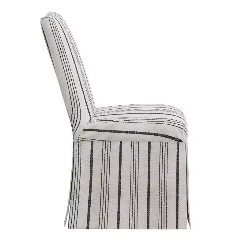 Skyline Furniture James Sedia da pranzo senza braccioli con fodera rimovibile