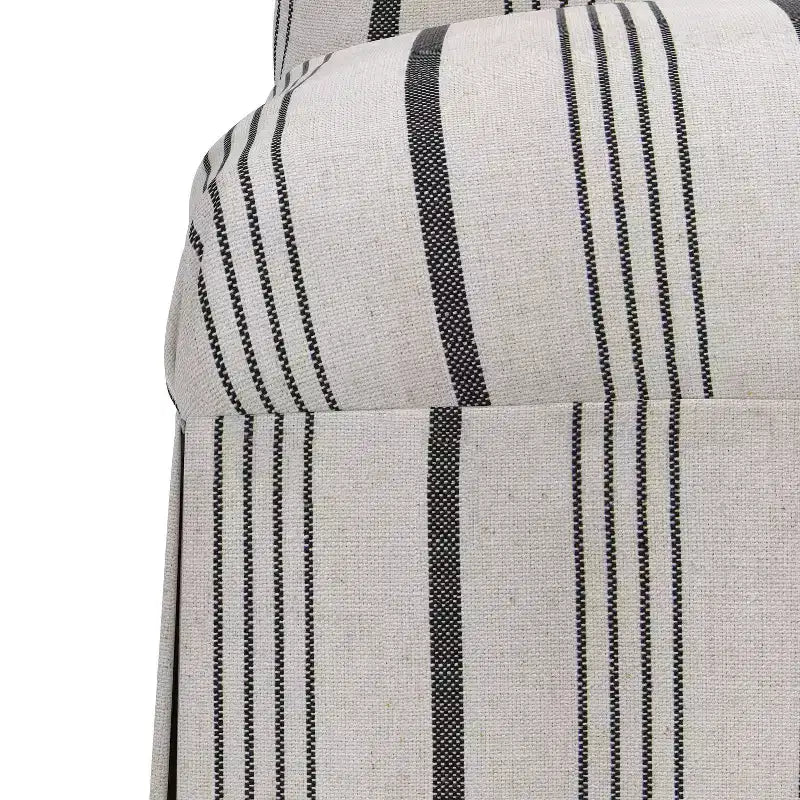 Skyline Furniture James Sedia da pranzo senza braccioli con fodera rimovibile