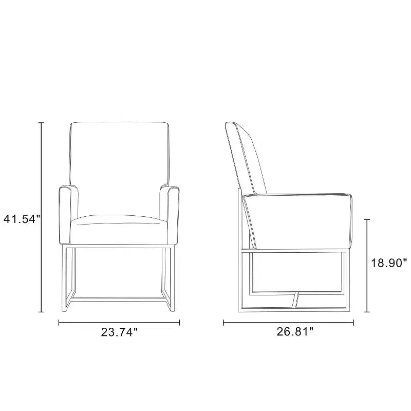Set di 8 sedie da pranzo Element - Manhattan Comfort