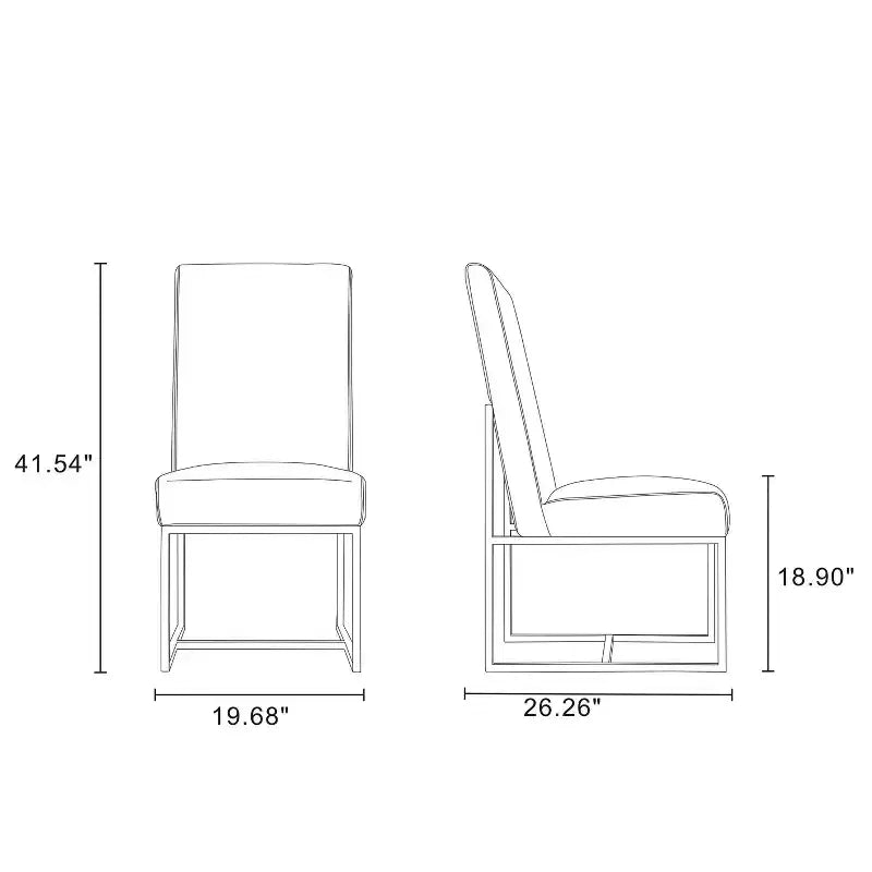 Set di 8 sedie da pranzo Element - Manhattan Comfort