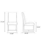 Set di 8 sedie da pranzo Element - Manhattan Comfort