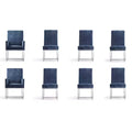 Set of 8 Element Dining Chairs - Manhattan Comfort