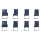 Set of 8 Element Dining Chairs - Manhattan Comfort