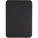 Specchio da parete Uttermost Liguria rettangolare con bordi arrotondati, moderno, con cornice in ferro nero smussato, largo 24 pollici, per bagno, camera da letto, soggiorno, ingresso di casa