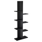 Costway 8-shelf Bookcase Freestanding Tree shelf Display Storage Stand Black\White