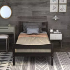 Costway Base Letto a Piattaforma Matrimoniale con Testiera e Supporto a Doghe in Legno