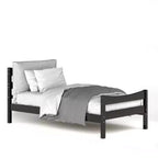 Costway Base Letto a Piattaforma Matrimoniale con Testiera e Supporto a Doghe in Legno