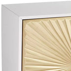 55 Downing Street Starburst 32 Mobile bar a 2 ante largo bianco e oro