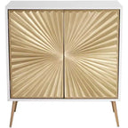 55 Downing Street Starburst 32 Mobile bar a 2 ante largo bianco e oro