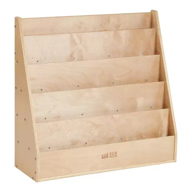 ECR4Kids Streamline Single-Sided Book Display with Storage, Classroom Bookshelf