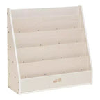 ECR4Kids Espositore per libri monofacciale Streamline con vano portaoggetti, scaffale per libri da classe