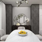 36 Contemporary Wood Round Wall Mirror - Olivia & May