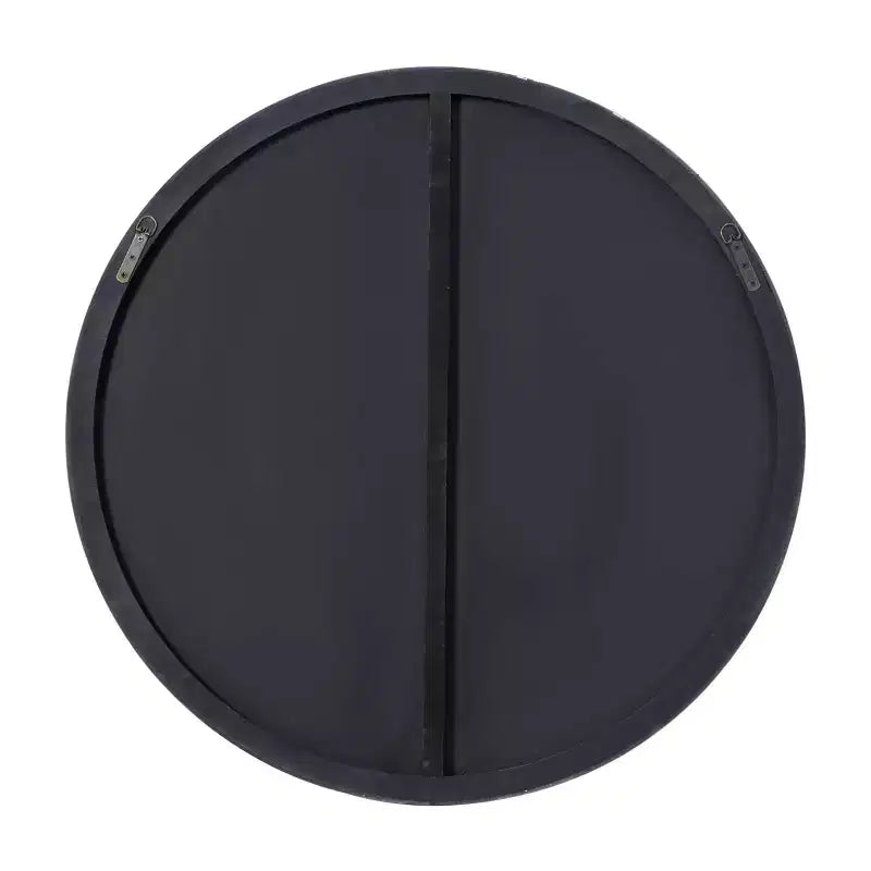 36 Contemporary Wood Round Wall Mirror - Olivia & May