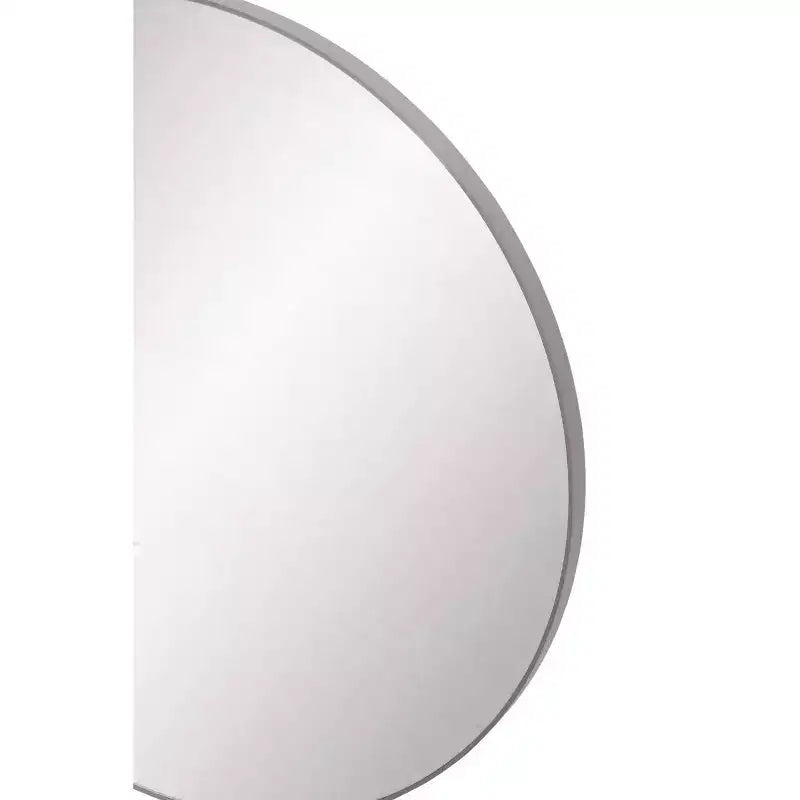 36 Contemporary Wood Round Wall Mirror - Olivia & May