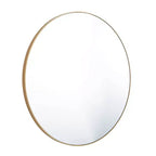36 Contemporary Wood Round Wall Mirror - Olivia & May