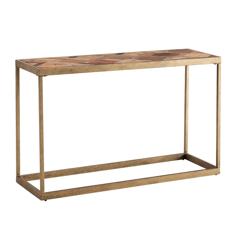 Tavolo consolle SEI Furniture Darren in legno di recupero moderno