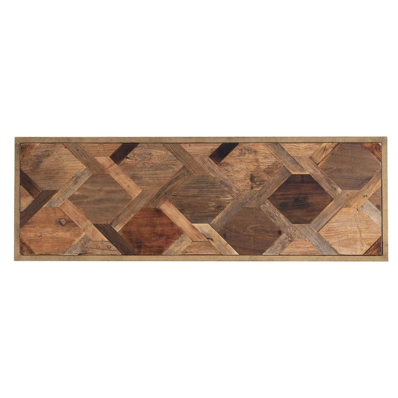 Tavolo consolle SEI Furniture Darren in legno di recupero moderno