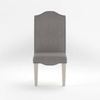 Sope Antique Grey Fabric Dining Chairs (Set of 2) by Furniture of America
