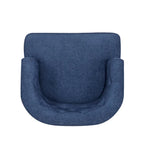 Poltrona decorativa Clough in tessuto o similpelle trapuntata di Christopher Knight Home