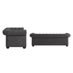 Gdansk Tufted Scroll Arm Chesterfield Sofa