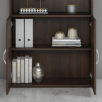 Hybrid Tall 5 Shelf Bookcase with Doors by Bush Business Furniture