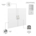 Hybrid Tall 5 Shelf Bookcase with Doors by Bush Business Furniture