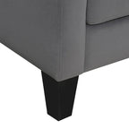 Ally Polyester Mid-Century Arm Chair