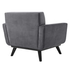 Engage Performance Velvet Armchair