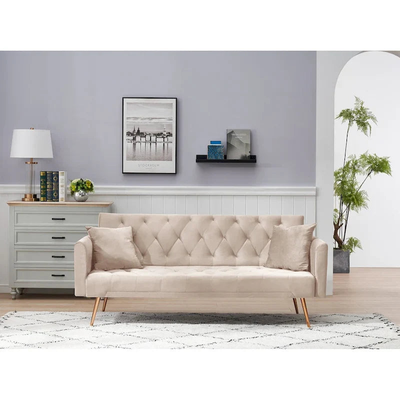 Convertible Double Folding Living Room Sofa Bed