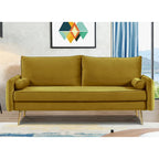 Villeda 70W Polyester Square Arms Sofa
