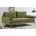 Villeda 70W Polyester Square Arms Sofa