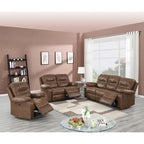 Breathable Leatherette Power Sofa