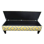Brooke Nouvea Designer 10-button Tufted Storage Bench