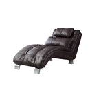 Isley Upholstered Chaise with Arched Base