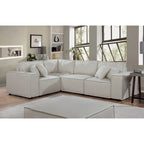 Modular Sectional Sofa with Ottoman