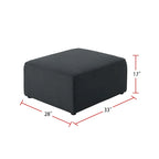Modular Sectional Sofa with Ottoman