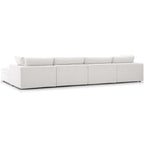 Copper Grove Hrazdan Fabric/Wood Down-filled Over-stuffed 5-piece Sectional Sofa Set