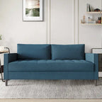 Divano rivestito in lino in stile minimalista contemporaneo CraftPorch