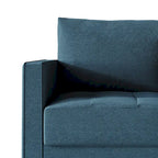 Divano rivestito in lino in stile minimalista contemporaneo CraftPorch