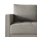 Divano rivestito in lino in stile minimalista contemporaneo CraftPorch