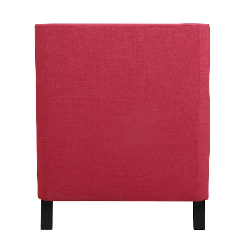 Erica Accent Armchair with Chrome Nailhead Trim