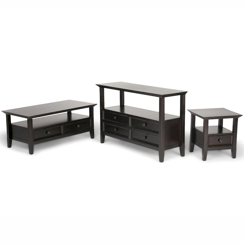 WYNDENHALL Halifax Solid Wood 19-inch Square End Table - 19 inch wide